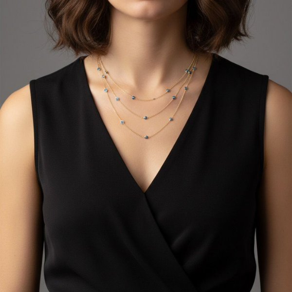 Nazar Boncuğu Kolye 2